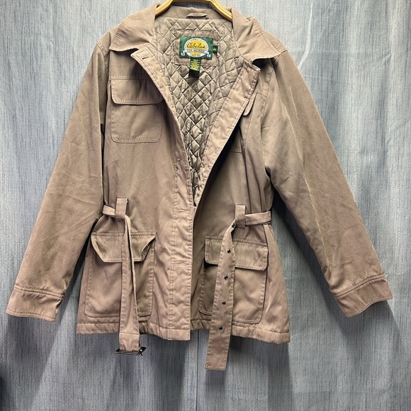 Cabelas sued like winter jacket size Large - Picture 3 of 10